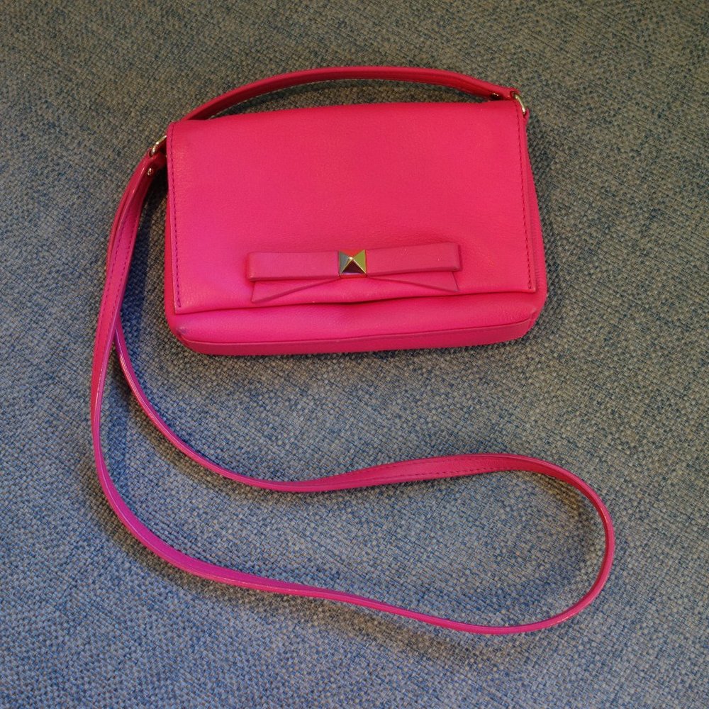 Kate Spade Hot Pink Small Crossbody Purse